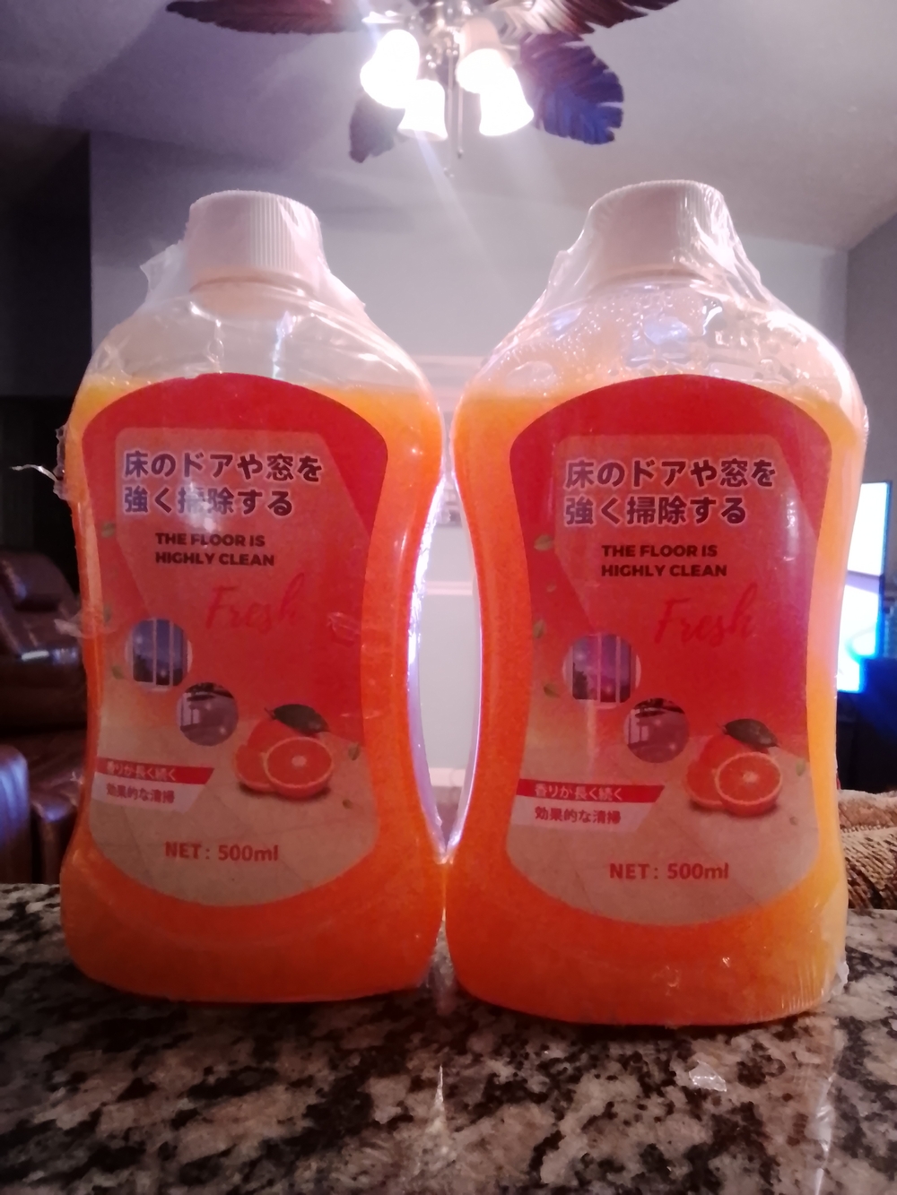 Orange Scent Floor Cleaner - 500ml Set Of 2